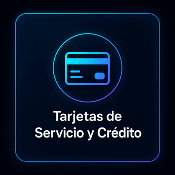 Tarjetas de Servicio y Crédito