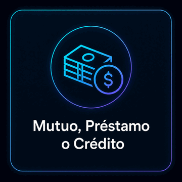 Mutuo, Préstamo o Crédito