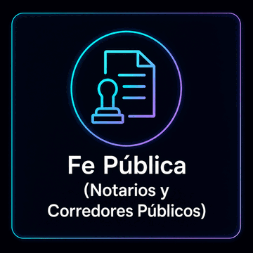 Fe Pública (Notarios y Corredores Públicos)